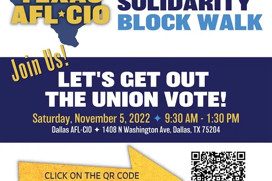 Just one of labor's activities before November 8