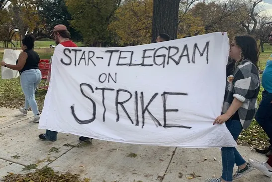 Fort Worth Newsguild is striking. Call for solidarity!