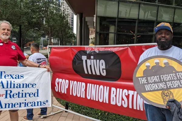 Gemtron workes on strike