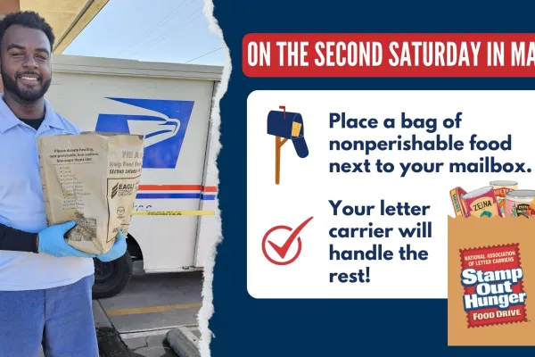 Letter Carriers hold giant food collection