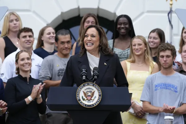 Kamala Harris speaks to working families