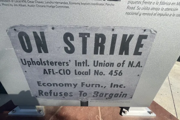 A picture of news coverage of the 1968 strike.