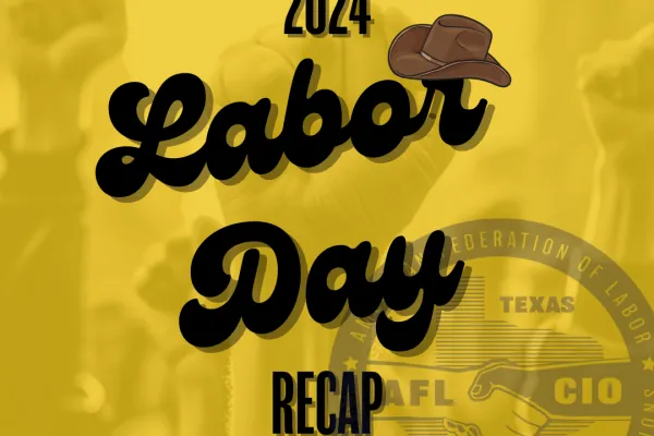 A graphic with a yellow background reading 2024 Labor Day Recap.