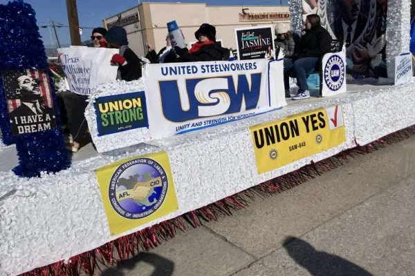 Gerardo Contreras' float in the MLK march never looked better!