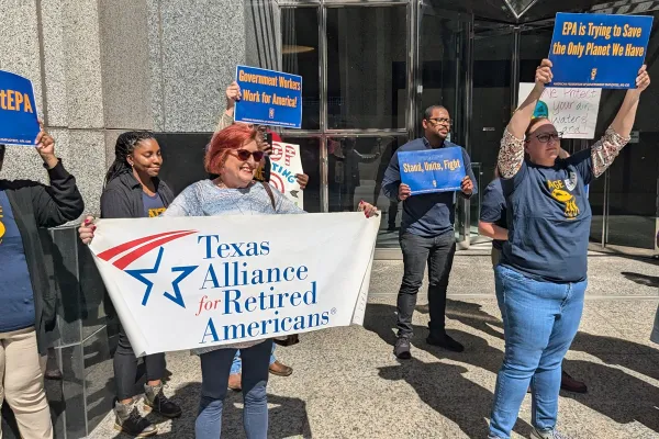 Seniors hit the streets for unions and pressing retiree causes