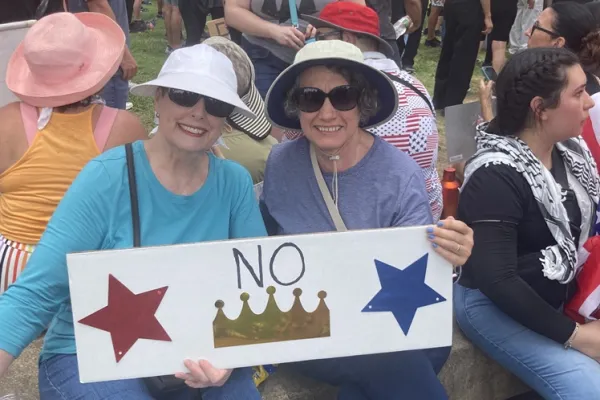 From the previous No Kings Day march in Dallas