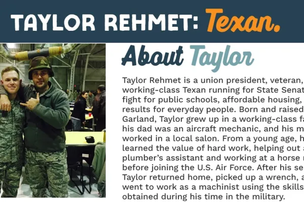 Union candidate Taylor Rehmet embarrassed the billionaires