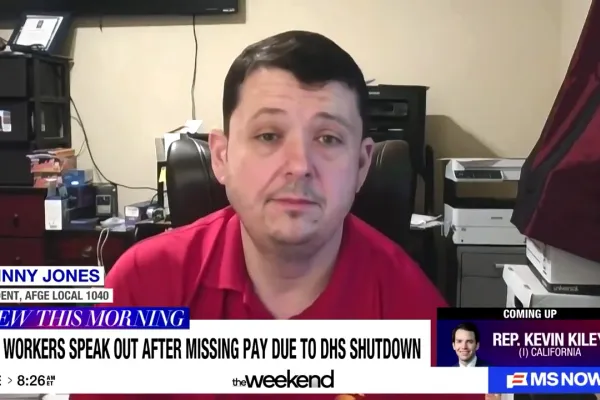 AFGE Council 100 Secretary-Treasurer Johnny Jones