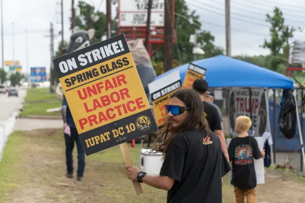 Spring Glass strike 2026