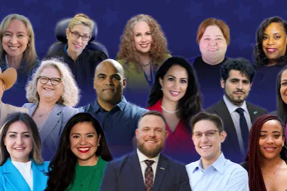 Headshots of the 16 union-first candidates for the November election