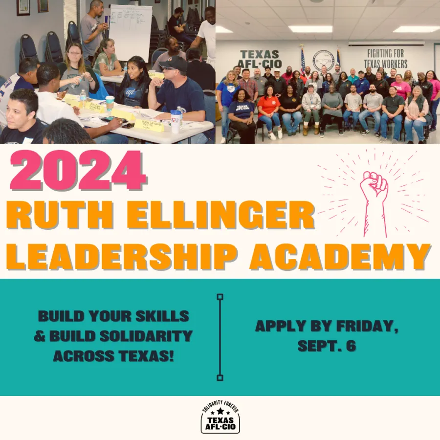 Flyer for the 2024 Ruth Ellinger Leadership Academy.