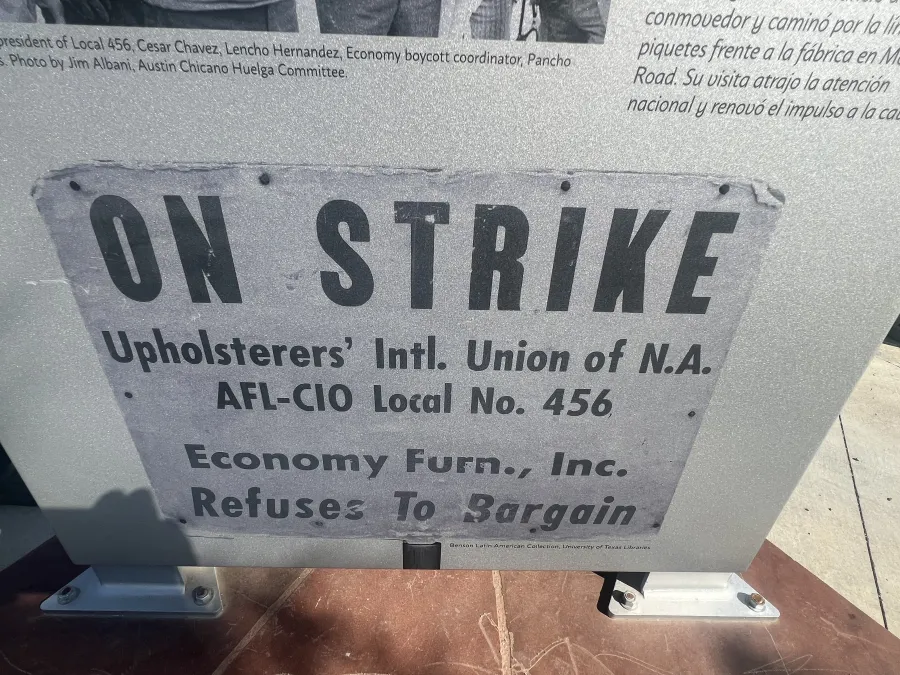 A picture of news coverage of the 1968 strike.