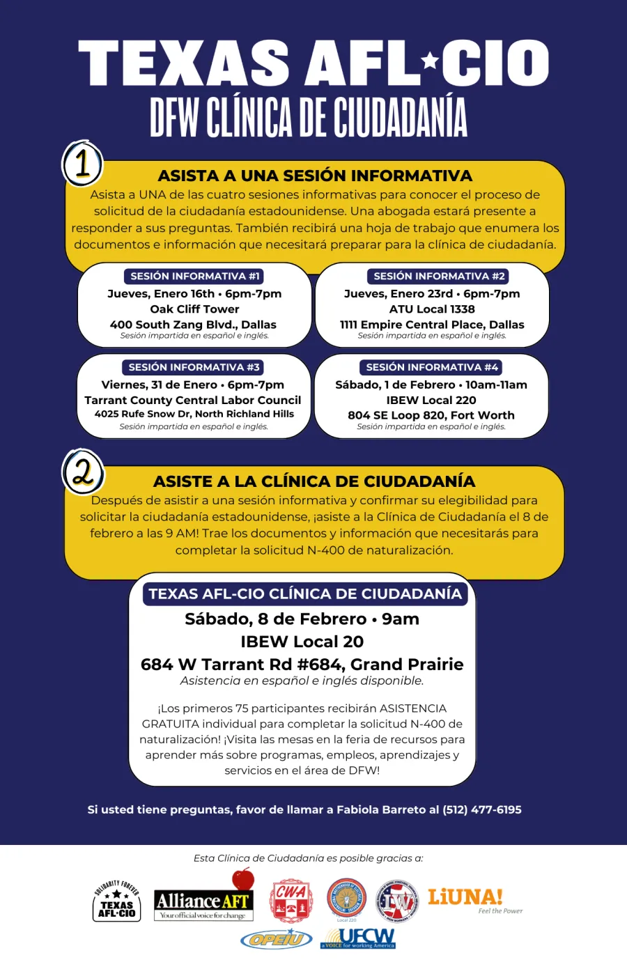 DFW Citizenship Clinic 2025