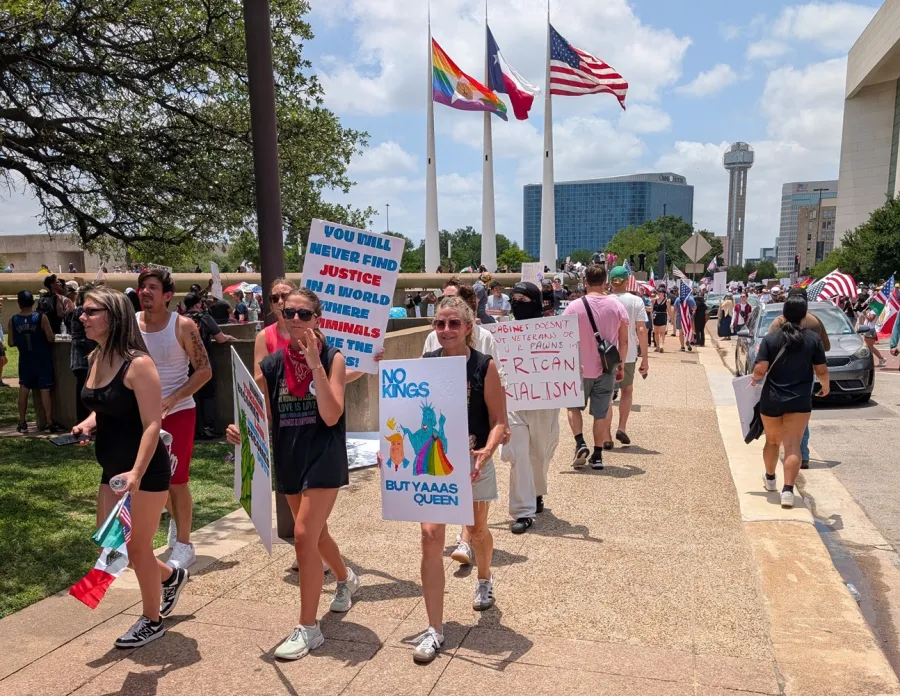 We eagerly participated in the giant "No Kings" protests