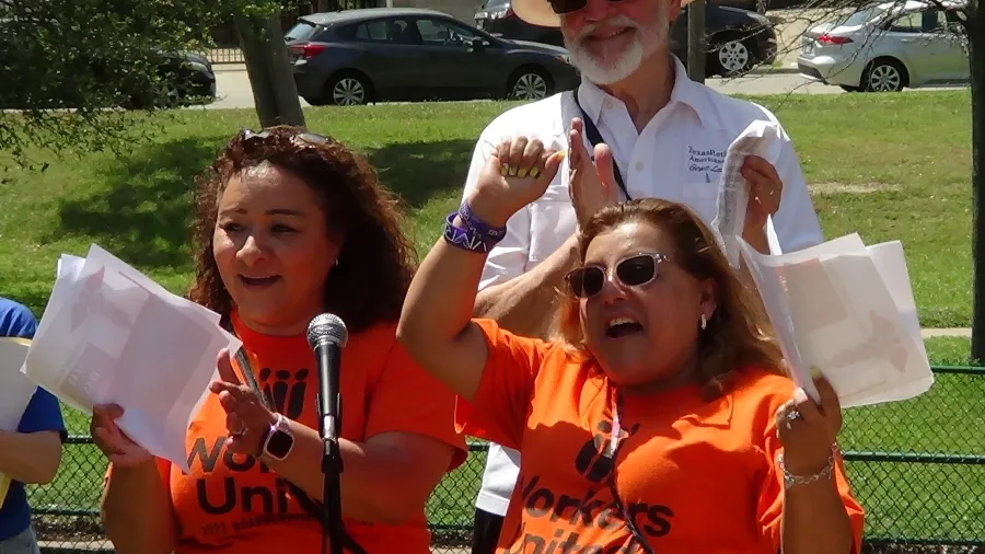 singing "De Colores"