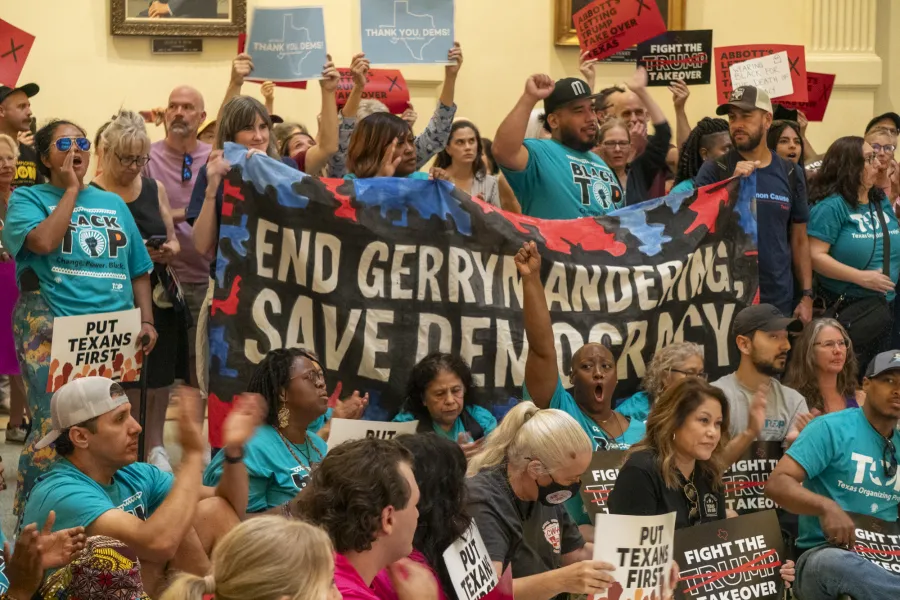 End Gerrymandering: Save Democracy, Texans rally at the Capitol