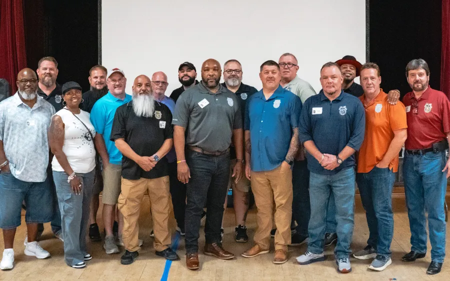 A group photo from the 2024 Rail Labor Solidarity Rally