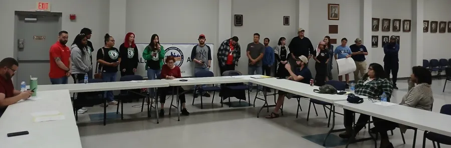 Some of the Dallas CLC delegates posed in their last official meeting