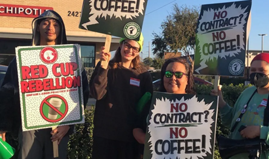 Starbucks strike will win because everybody backs it