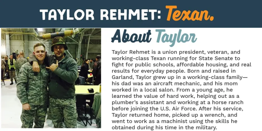 Union candidate Taylor Rehmet embarrassed the billionaires