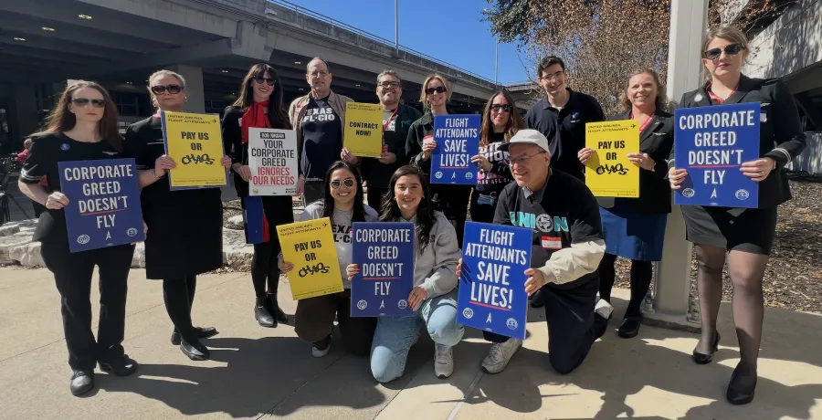 Austin AFA flight attendants action