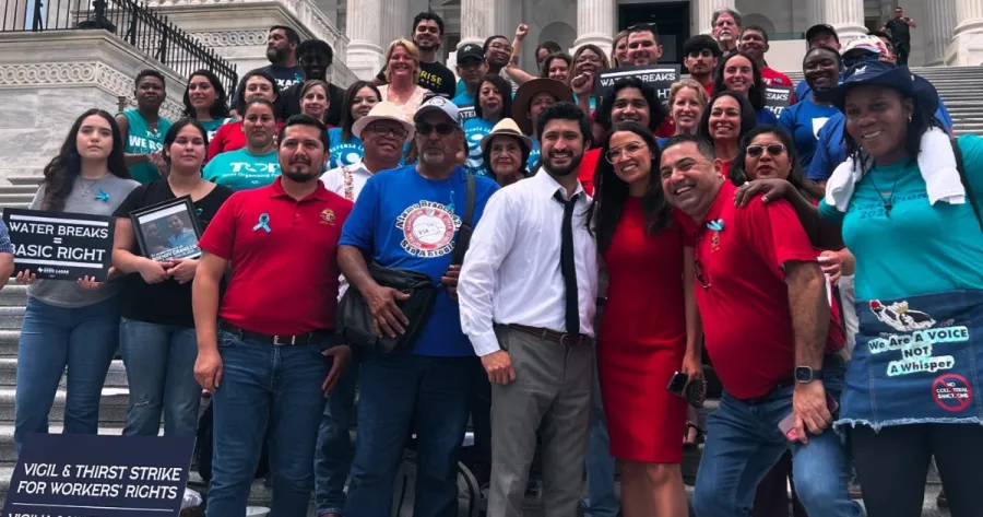 Vigil and Thirst Strike for Workers Rights - DC