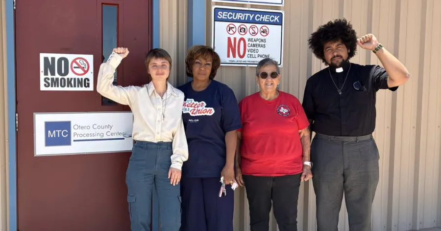  American Federation of Government Employees (AFGE) retiree Barbara Wilson and Texas State Employees Union (TSEU - CWA 6186) retiree Judy Lugo were able to make the trip to New Mexico.
