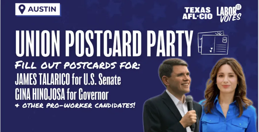 Union Post Card Party details.