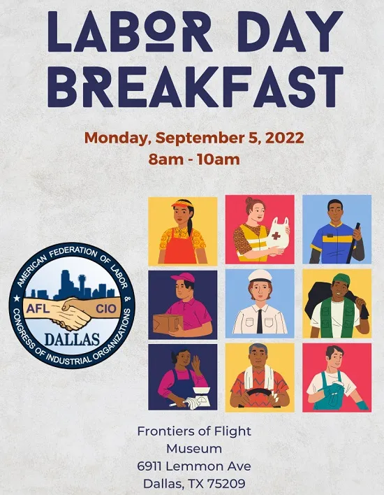 The Dallas Labor Day Breakfast is the premier Texas event