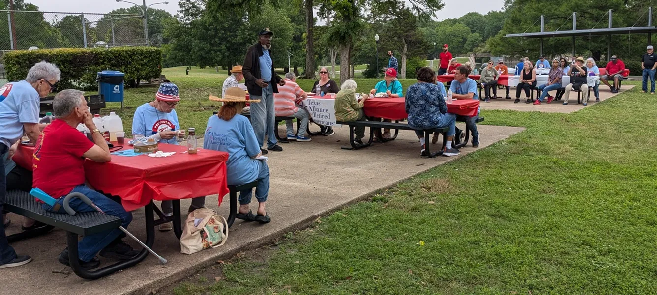 President Kenneth Williams welcomed retirees to our May Day picnic