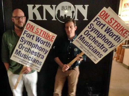Fort Worth Musicians appeared on KNON radio September 10