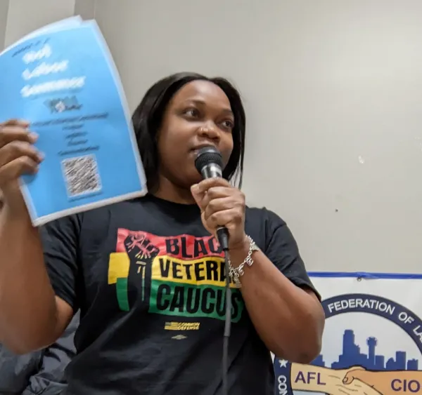 Britni Cuington of CWA is a leader of YALL