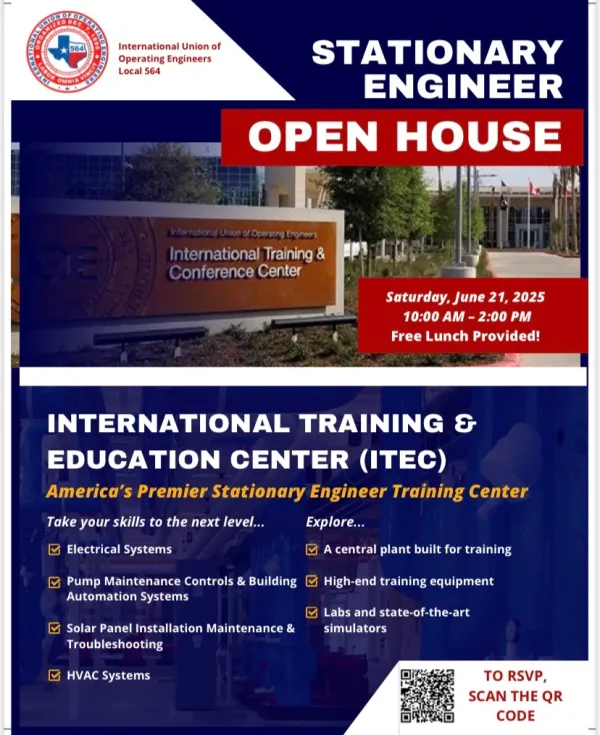Stationary Engineer Open House Flyer