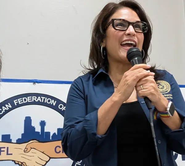 Representative Ana Maria Ramos at the Dallas CLC