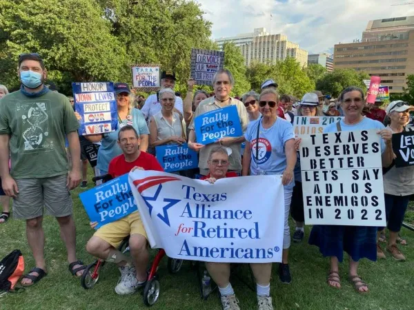 Look for the many gray and bald heads at any demonstration