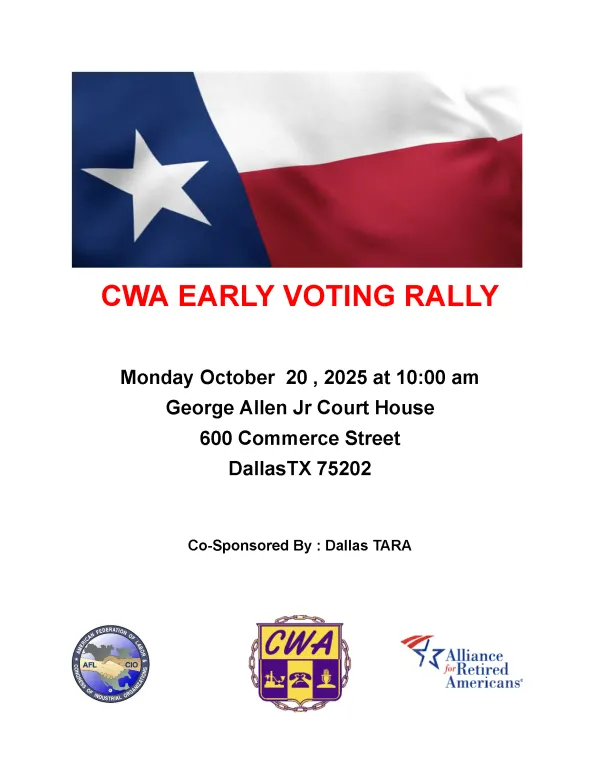 Dallas 10/20 early voting rally