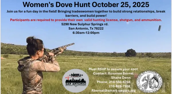 Women's Dove Hunt Flyer - SMART Local 67