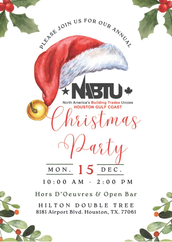 NABTU Houston Gulf Coast 2025 Christmas Party