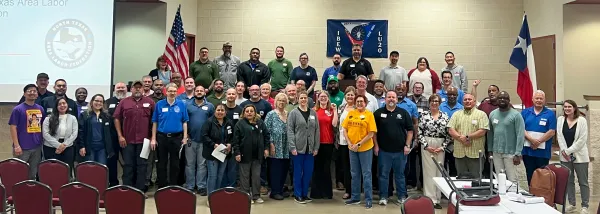 The North Texas Area Labor Federation just had its first delegate meeting!
