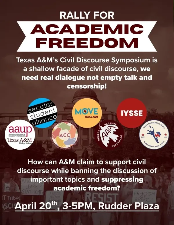 AAUP Rally for Academic Freedom