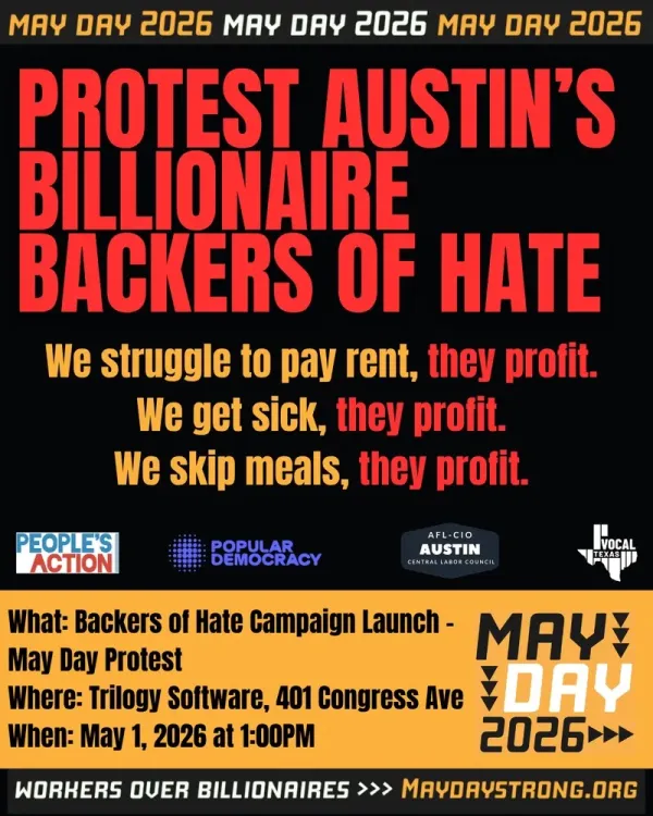 Vocal Texas May Day Protest