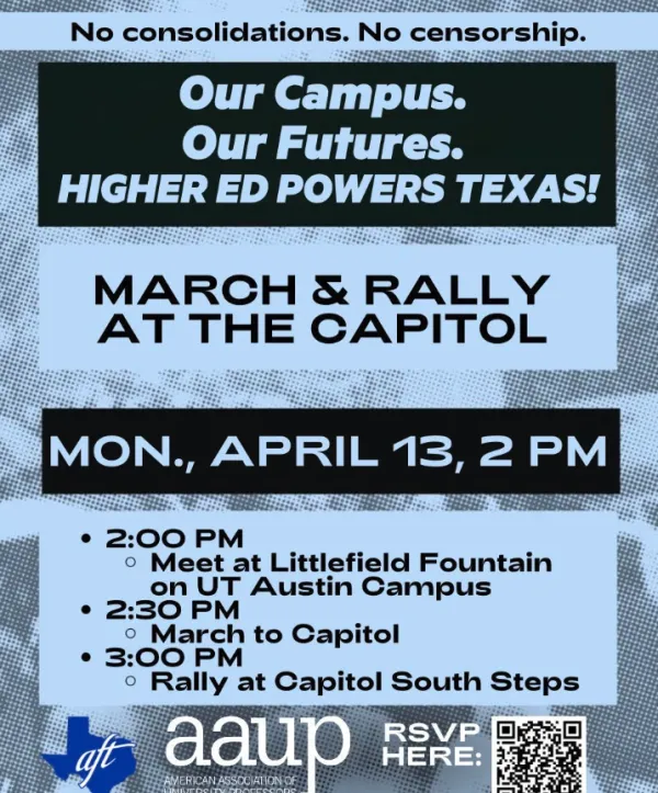 AFT / AAUP March & Rally to the Texas Capitol