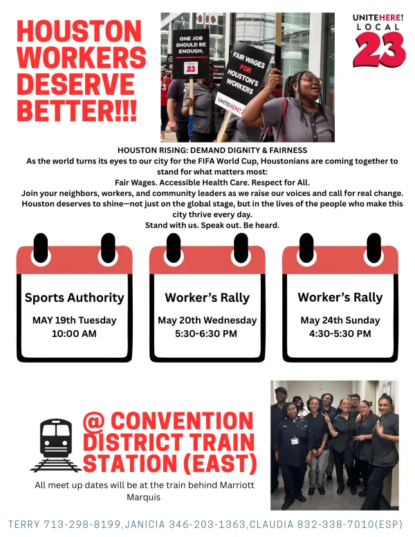 Houston Rising UNITE HERE Local 23