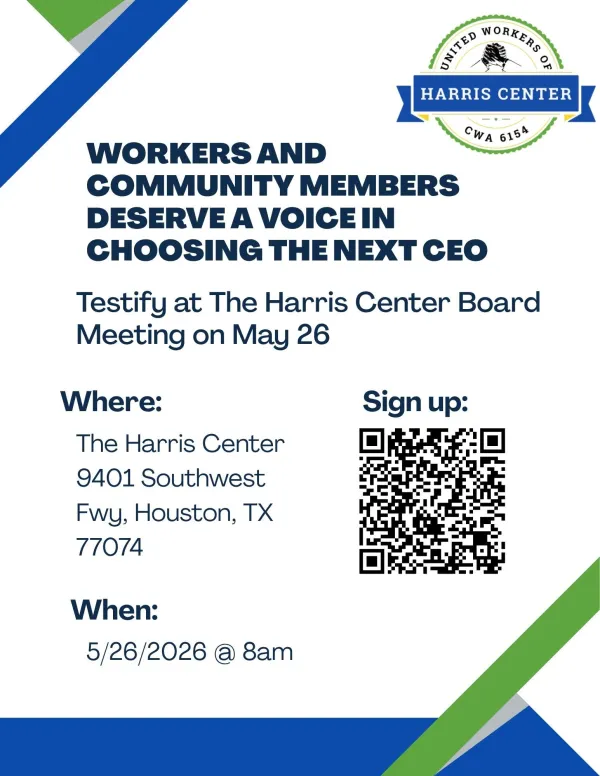 Harris Center Board Meeting May 26, 2026