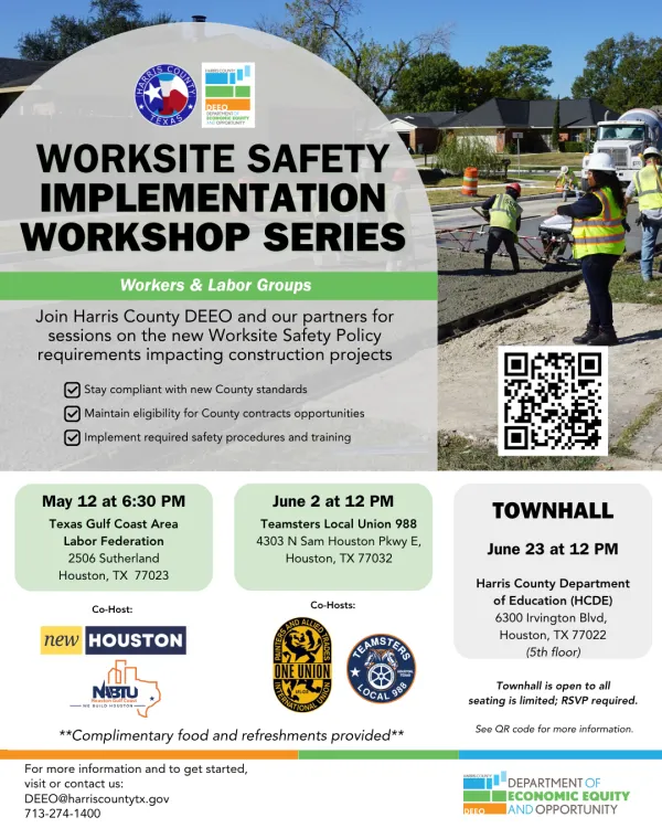 Worksite Safety Implementation Workshop Series