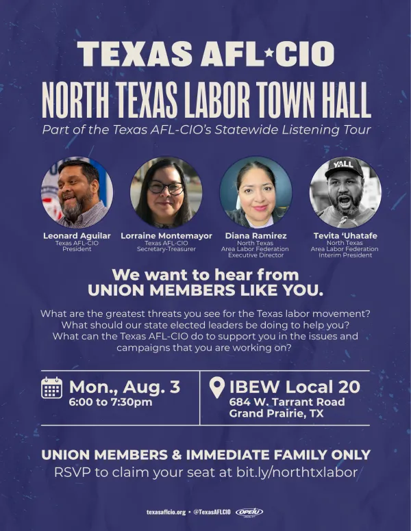 North Texas Labor Town Hall