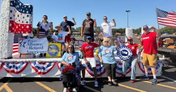 The North Texas Area Labor Federation joined the Arlington Fourth of July parade over the weekend to celebrate the union members who build America!